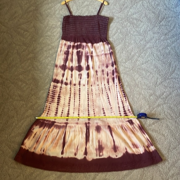 Lucky - Tye dyed cotton full length dress - Picture 11 of 13